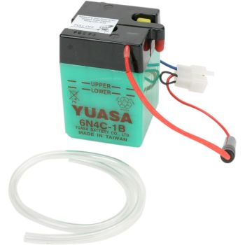 BATTERY YUASA 6-VOLT DRY 6N4C-
