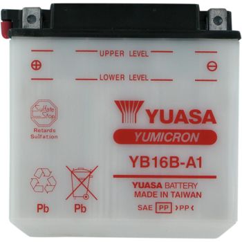 BATTERY YUASA HD DRY YB16B-A1