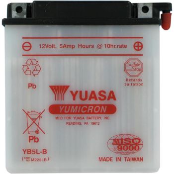 BATTERY YUASA HD DRY YB5L-B