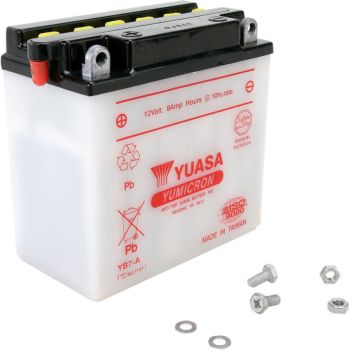 BATTERY YUASA HD DRY YB7-A