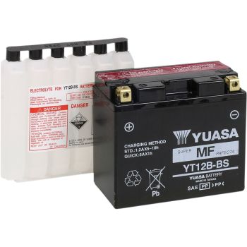 BATTERY YUASA MF YT12B-BS