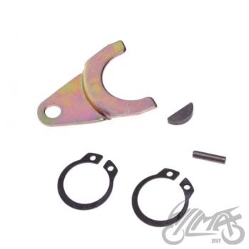 Õlitusmehhanismi kinnituskomplekt koos klambrite ja poolkuuga