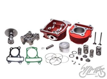CYLINDER + GŁOWICA 80 CC 4T KPL