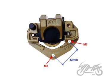 Pidurisadul (suport) 1 kolviga - XT50QT-2