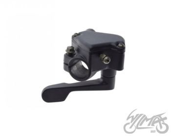 Pöidlagaas 22mm leistangile, CVK karburaatorile, must - universaalne