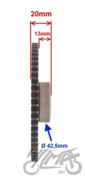 Starteri ülekande hammasratas ATV250 st-9c