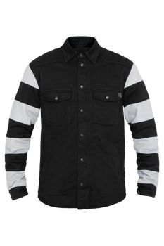 MOTOSHIRT PRISON BLACK/WHITE S