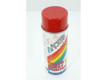 Paint spray can alkyd paint 400ml color red RAL 3000 for moped mokick