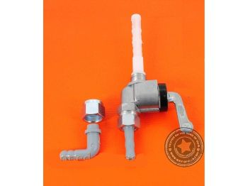 Fuel tap Karcoma M12 x 1 aluminum for Zündapp, Bergsteiger M 50, CS, CX, ZD, GTS, Hercules, Kreidler, Puch