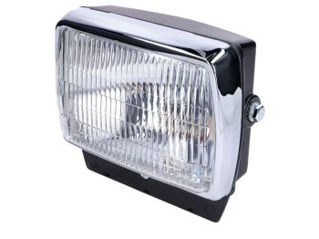 Headlight angular 15x20x19cm black for Kreidler Florett RMS-S, RS