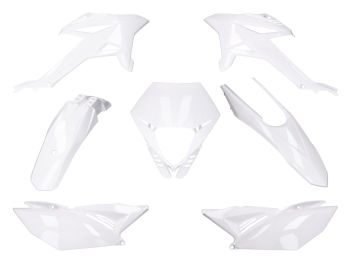 fairing kit white 7-piece for Beta RR 2012-