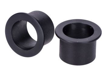 Bushings Drilastic plastic 18,20/15,25mm black for Hercules Prima 2S, 3S, 4, 4N, 4S, 4SL, 5, 5N, 5S, 5 SL, SE, 6, SX, Pronto, Presto, GT, GX, Supra 2D, M4, M5, P3, HR 2, MF 3, MP Optima Jogging, MX 1, G DKW Typ 630, 629, 631, 632
