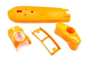 Fairing set plastic orange 4-piece for Kreidler Florett RS, RM, GT