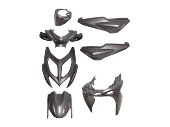 Fairing kit 7-piece anthracite for Yamaha Aerox, MBK Nitro 2013-2017
