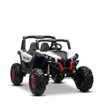 BUGGY ÉLECTRIQUE ENFANT SMX RAPTOR 4WD BLANC