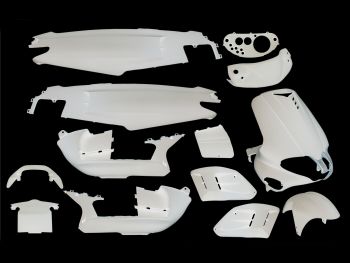 fairing kit EDGE 15-piece white for Gilera Runner -2005