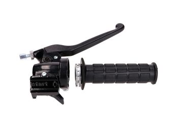 throttle grip fitting complete w/ brake lever for Simson S50, S51, S70, SR50, SR80