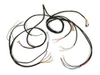 Wiring loom -BGM ORIGINAL- Vespa Rally200 Electronic (German versions) with battery, indicator and kill switch