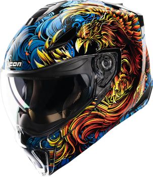 HELMET THRESHOLD BURNBIRDIEBURN BLUE 3X