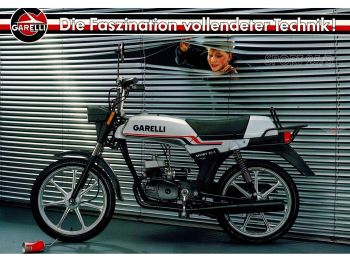 Brochure Garelli for moped mokick