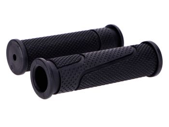 Rubber grip set Tour black 22mm/24mm 120mm