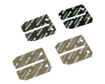reed petal set Malossi carbon fiber for Piaggio, Vespa mopeds = M.275610.O0