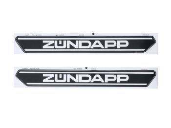 Tank sticker set 3 pieces length 300mm high 33mm for moped mokick