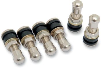 VALVE STEM METAL LONG 6PK