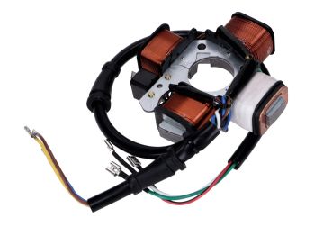 Stator ignition with 4 coils without base plate for Piaggio Vespa Ciao, Bravo, Si, Gilera EC1