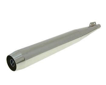 exhaust 28mm chromed for Puch MV, DS, VS, VZ