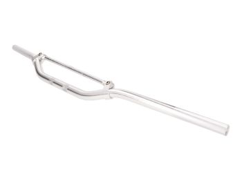 Enduro handlebar aluminum w/ crossbar silver color 22mm - 820mm