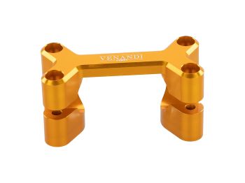 handlebar mount Venandi Dogbone CNC golden for Simson S50, S51
