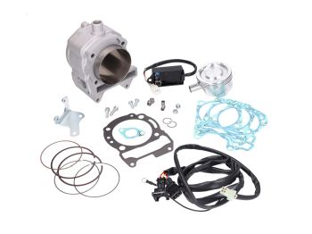 cylinder kit Polini aluminum sport 294cc 77mm for Piaggio 300ie 4-stroke LC engine