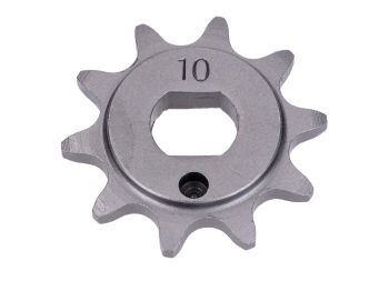Sprocket 10 teeth reinforced 15x12mm for Kreidler Flory, Florett, LF, LH, RMC