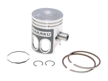 piston set Naraku 50cc for Minarelli AC, LC 10mm pin = NK101.10.2