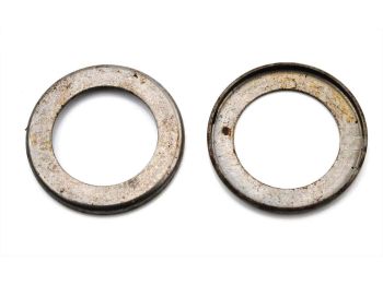 Cover plates Pränafa steel 35mm x 23mm 3mm for Victoria, DKW, Express