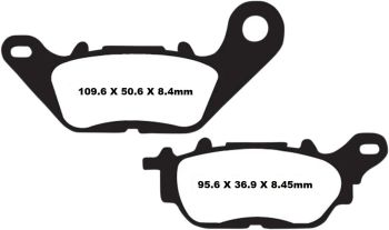 BRAKE PAD SFA ORG SCOOTER