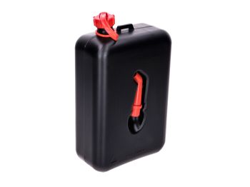 Petrol canister Hünersdorff 2L black made of plastic with integrated spout