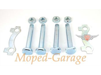 Retaining set screws lock washers nuts M8 x 56mm for Yamaha RD FS 1, DT 50