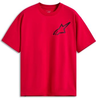 TEE SS CSF OVERSIZED ONE RED L