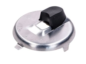 Ignition lock cover aluminum silver for Simson, Duo 4/1, 4/2, KR 51/1, 51/2, SR4-2, SR4-3, SR4-4