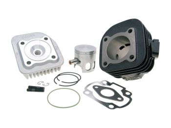 Cylinder kit Polini cast iron sport d=47mm 70cc 10mm slanted for Minarelli horizontal AC