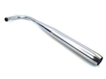 Exhaust Jamarcol one-piece 70mm single bend 36mm chrome for Zündapp GTS 50, C 50 Sport, CS 25, ZD