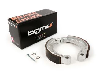 Brake shoes -BGM PRO Ø=127x23mm- Vespa 8" rear, 2 anchor pins, Vespa VNB4T-VNB6T (r), VBB2T (r) - also used for conversion from 10" to 8"