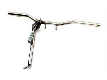 Footrest tube stainless steel 485mm 18mm with side stand for Zündapp, GTS 50, KS C 50 Sport, Super, CS