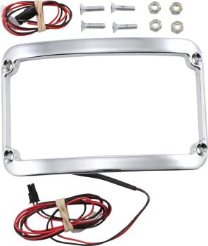 LICENSE PLATE FRAME W/ POCKET