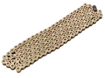 Chain IGM 428 x134 links black-gold for Zündapp, Kreidler, Hercules