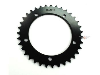 Sprocket Esjot steel 35 teeth black for Hercules MK 1, 2, KX 5, Supra 4 GP, KTM, Hercules, Puch, Zündapp, Kreidler