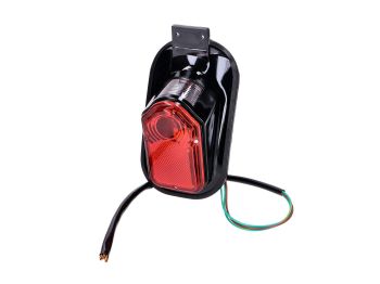 Rear light license plate holder 150mm 85mm 100mm 50mm 6 Volt 12 21 Watt 5 for Harley, chopper, motorcycle conversion