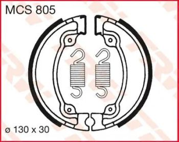BRAKE SHOES TRW MCS805